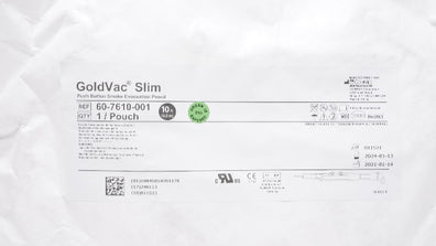 ConMed 60-7610-001 GoldVac Slim Push Button Smoke Evacuation Pencil 10Ft. (X)